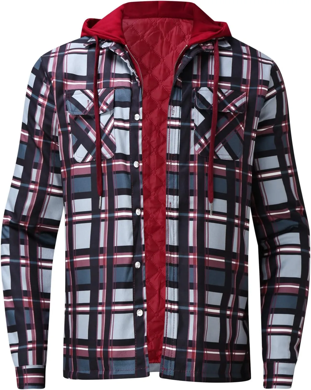 Flannel Shirt for Men Men's Button Down Regular Fit Long Sleeve Plaid Flannel Casual Shirts Men's Cotton Flannel Shirt