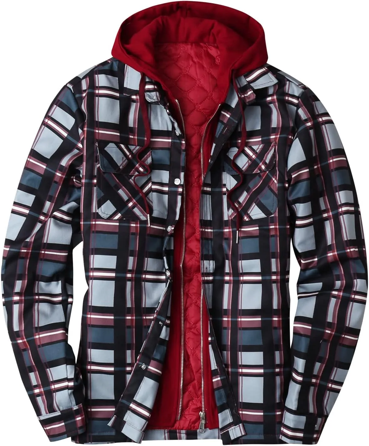 Flannel Shirt for Men Men's Button Down Regular Fit Long Sleeve Plaid Flannel Casual Shirts Men's Cotton Flannel Shirt