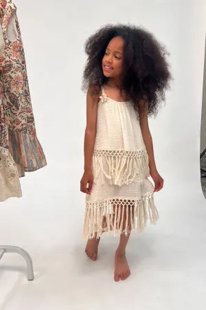 Fringe Lace Dress