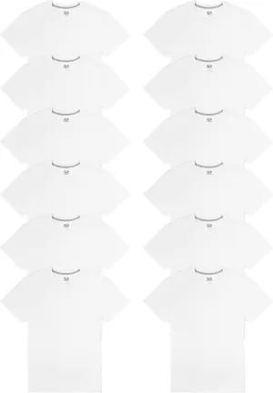 Fruit of the Loom Men's Eversoft Cotton T-Shirts, Breathable & Moisture Wicking with Odor Control, Sizes S-4X
