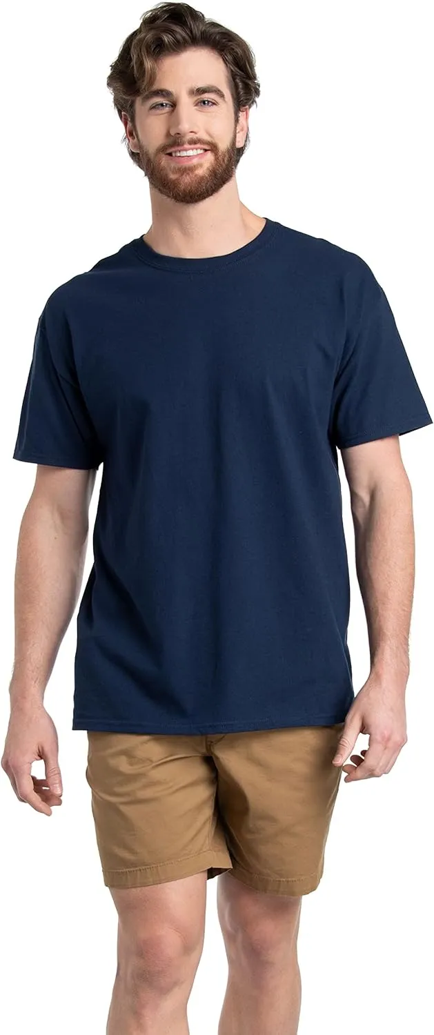 Fruit of the Loom Men's Eversoft Cotton T-Shirts, Breathable & Moisture Wicking with Odor Control, Sizes S-4X