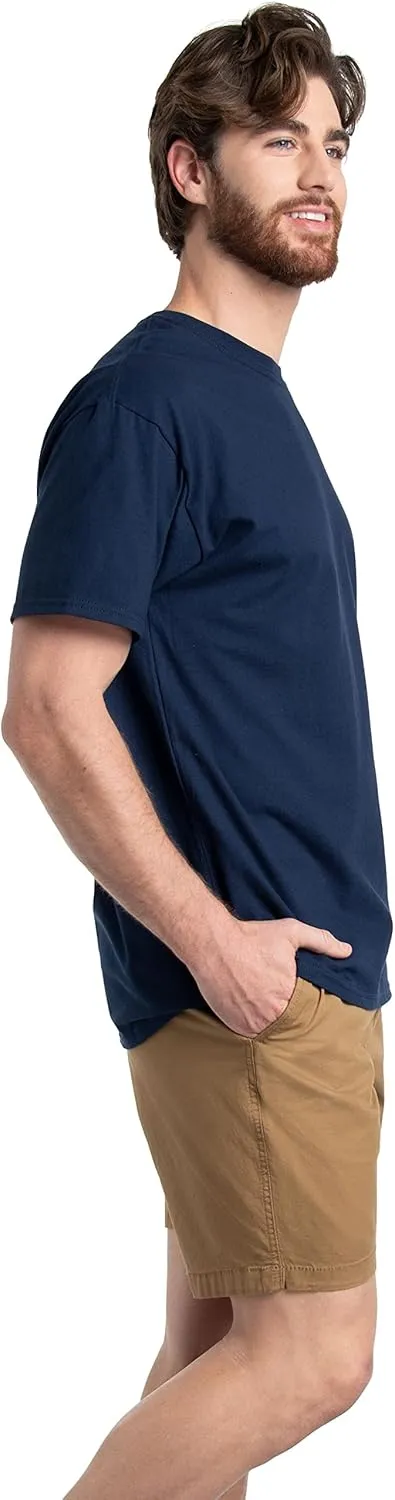Fruit of the Loom Men's Eversoft Cotton T-Shirts, Breathable & Moisture Wicking with Odor Control, Sizes S-4X