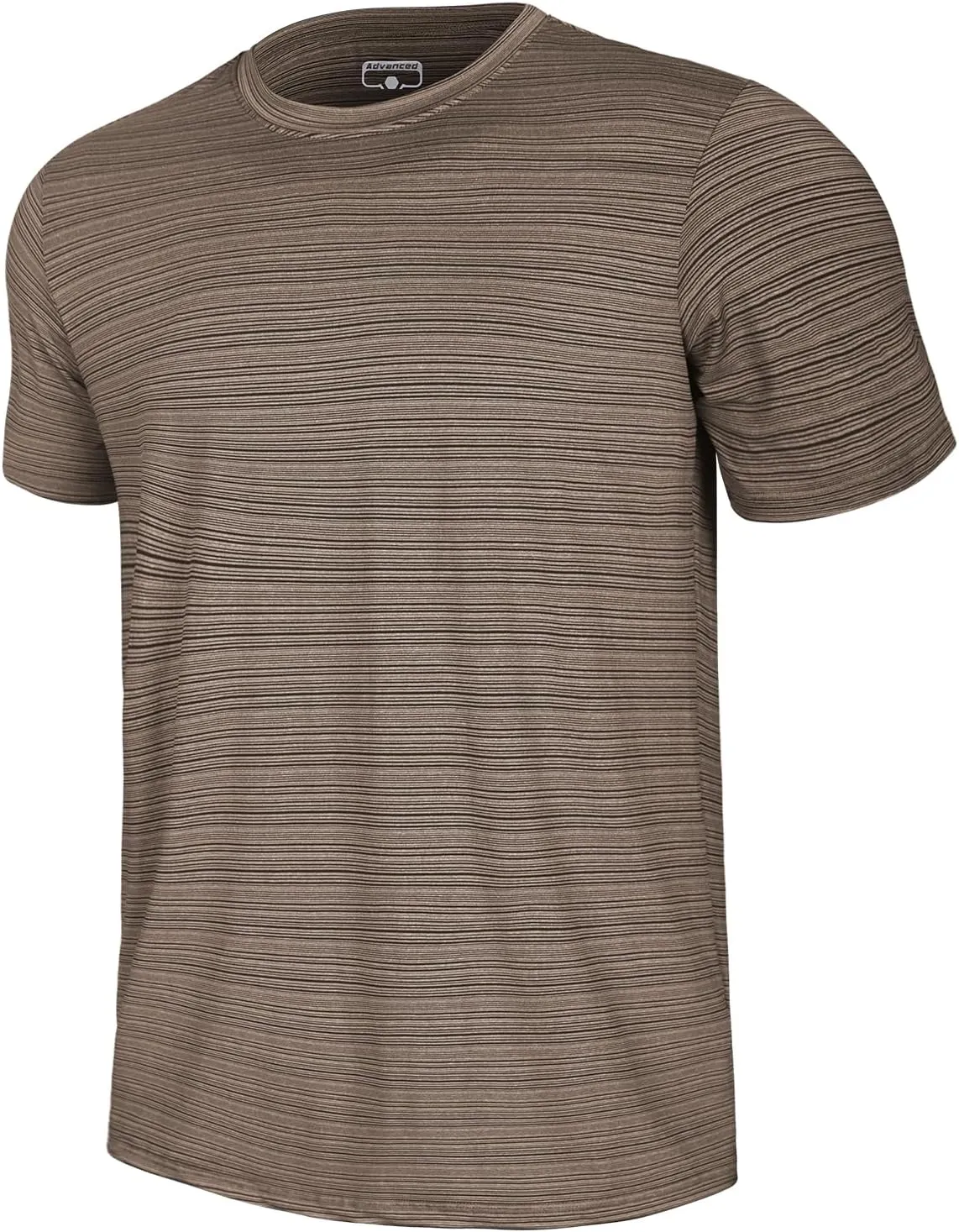 GEMYSE Men's Running Short Sleeve Shirt Sun Protection Quick Dry Moisture Wicking T-Shirts UPF 50  for Workout