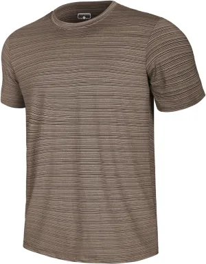 GEMYSE Men's Running Short Sleeve Shirt Sun Protection Quick Dry Moisture Wicking T-Shirts UPF 50  for Workout