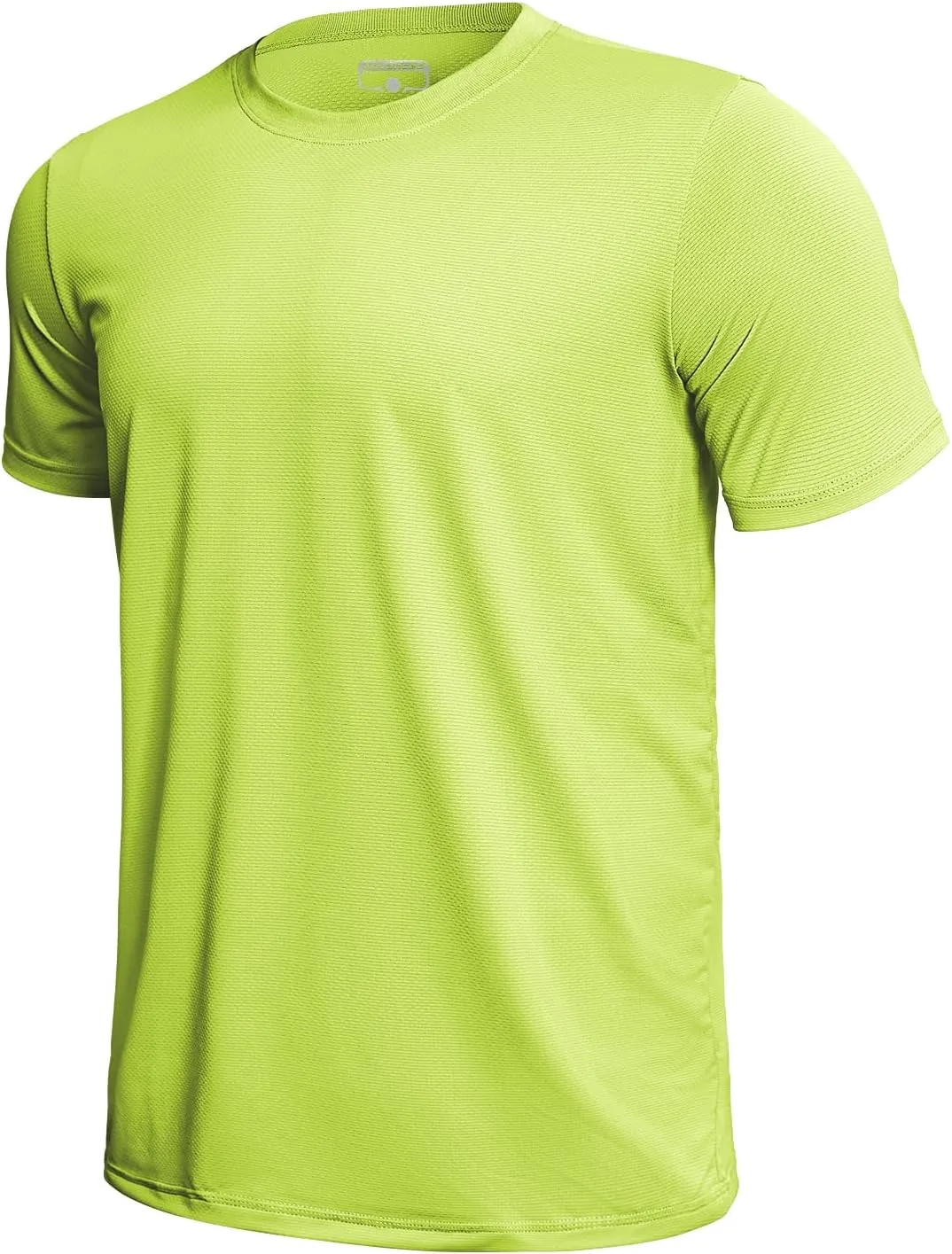 GEMYSE Men's Running Short Sleeve Shirt Sun Protection Quick Dry Moisture Wicking T-Shirts UPF 50  for Workout