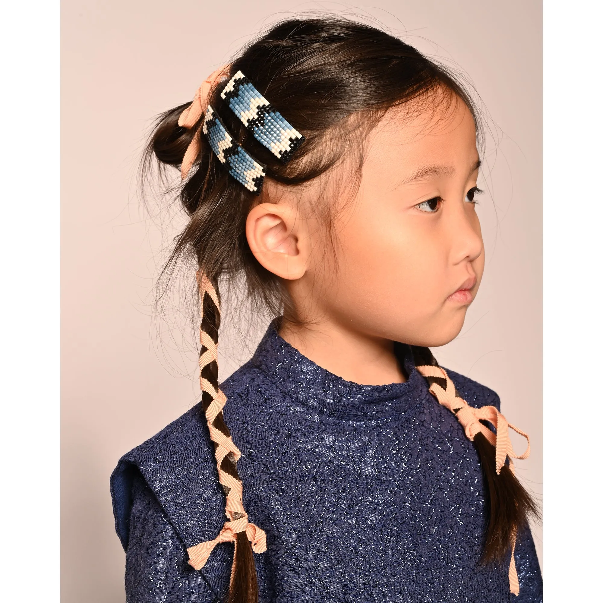 GEOMETRIC STACK HAIR CLIPS (SET OF 2)