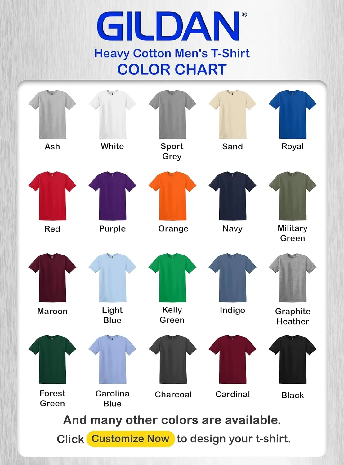 Gildan Custom T-Shirts - Personalized Unisex Crewneck Tee Shirt - Customize Your Image, Text & Photo - Men Women Adult