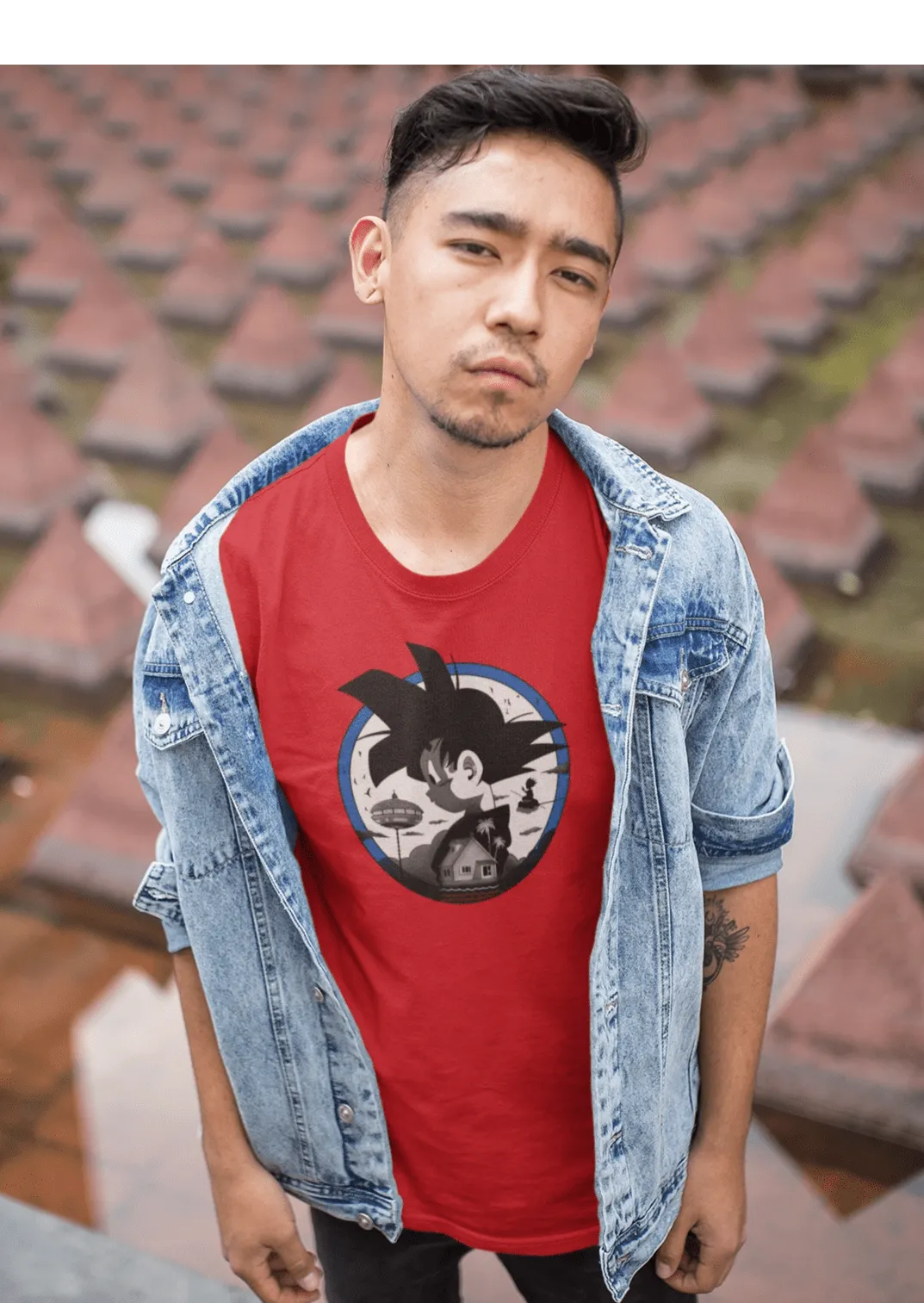 Goku : Dragon Ball Z- Anime- Regular Fit T-shirts