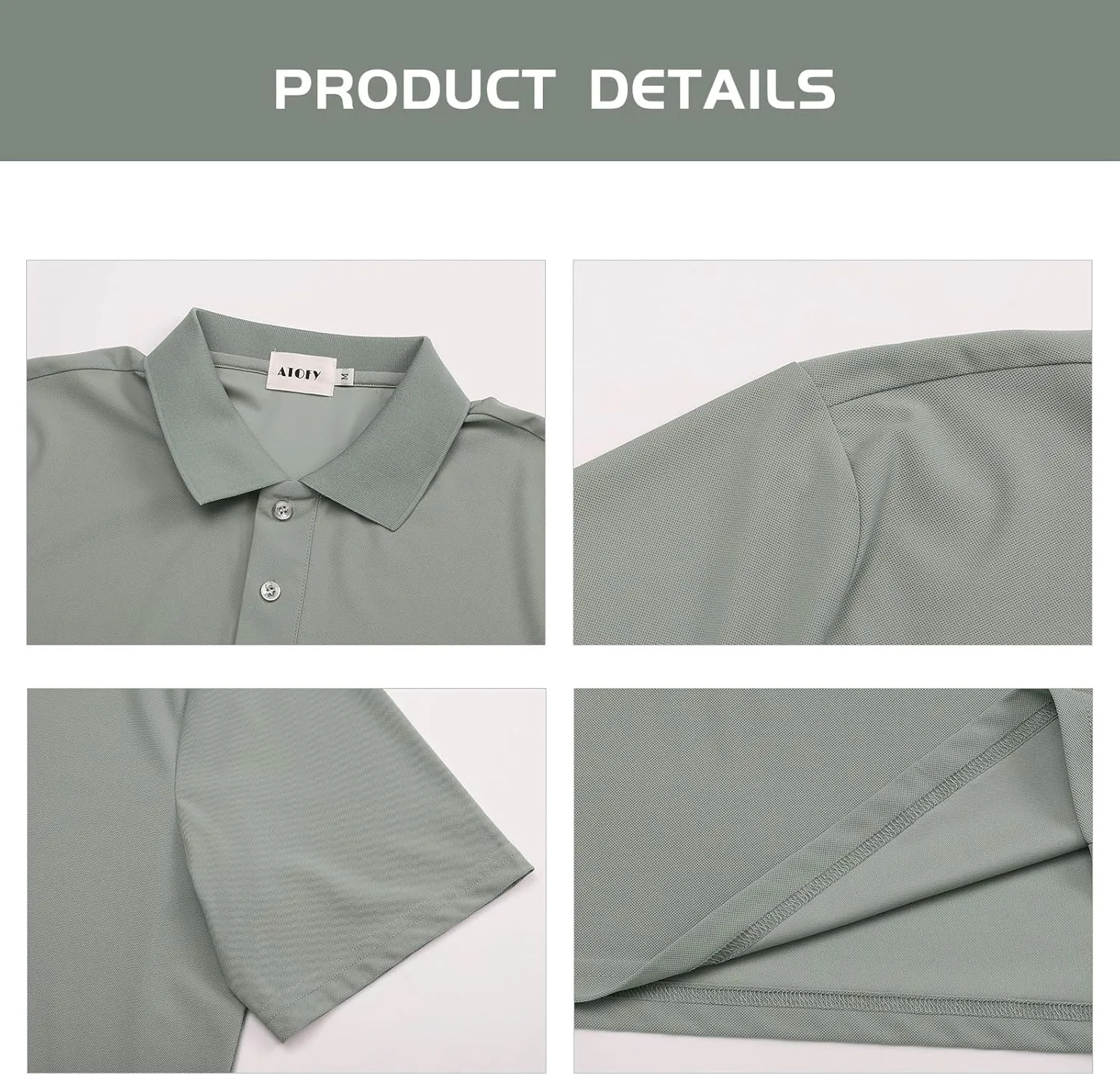 Golf Polo Shirts for Men 3 Pack Short Sleeve Quick Dry Performance Moisture Wicking Workout Polo T-Shirt