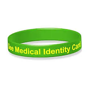 Green See Medical Identity Card wristband