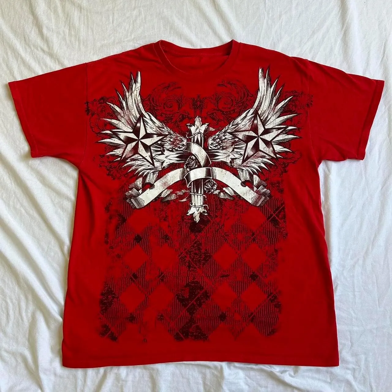 Grunge Tops Women Y2k Short Sleeve Vintage Graphic T Shirts Teen Girls Aesthetic Gothic Emo Tees Halloween Clothes