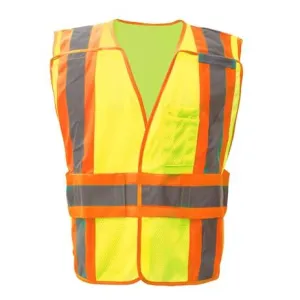 GSS STANDARD CLASS 2 FIVE POINT BREAKAWAY VEST 1803 LIME