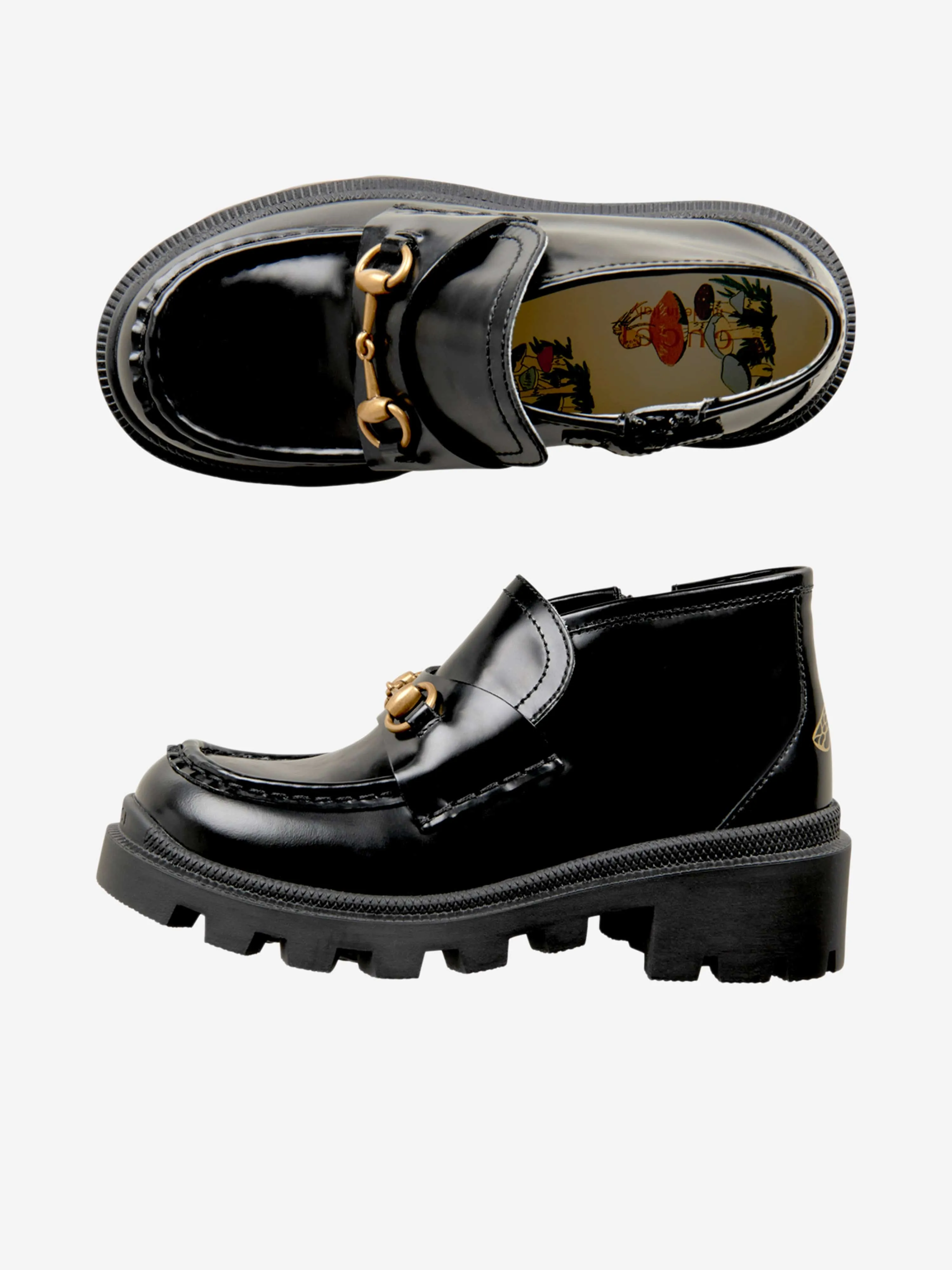 GUCCI Leather Harald Booties