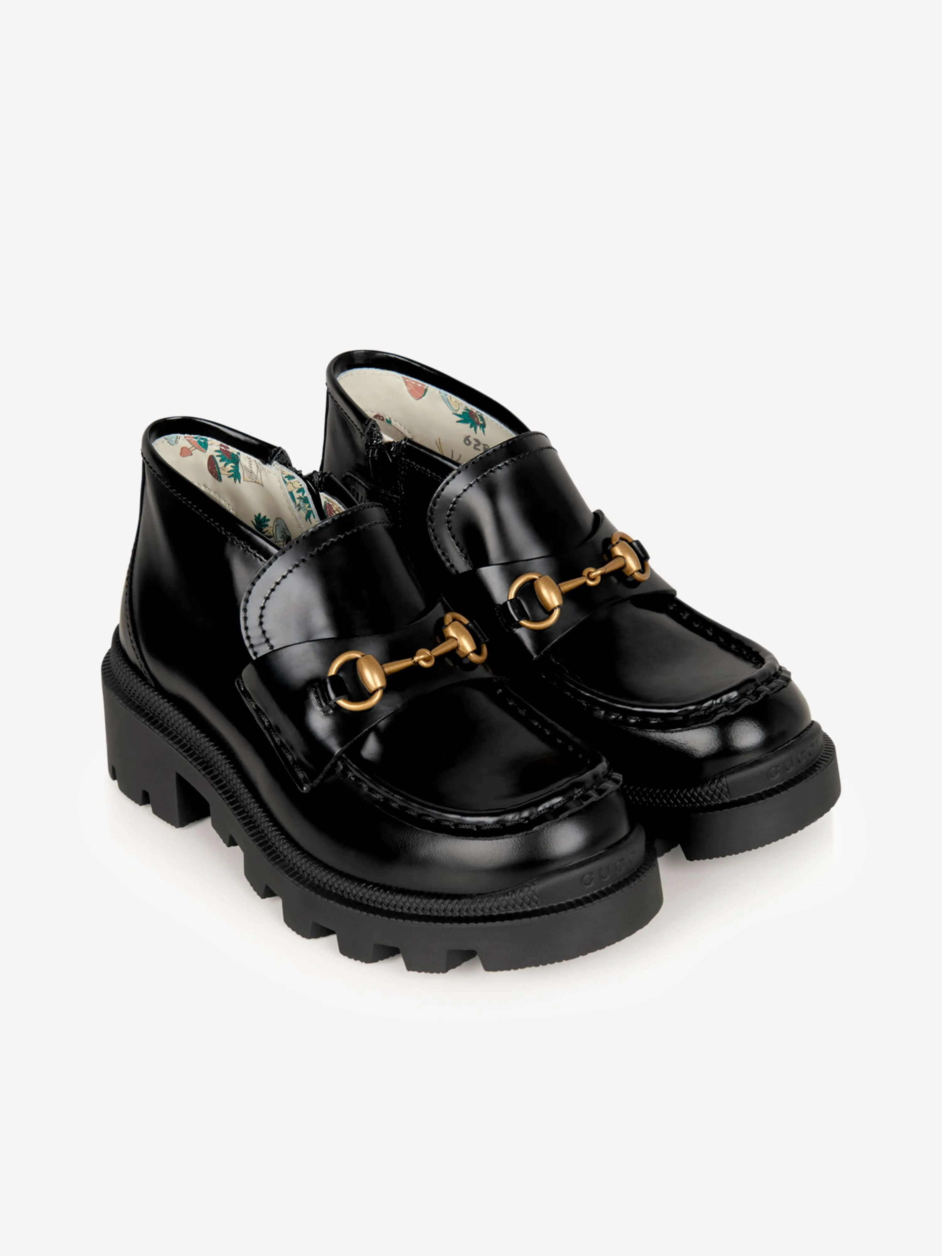 GUCCI Leather Harald Booties