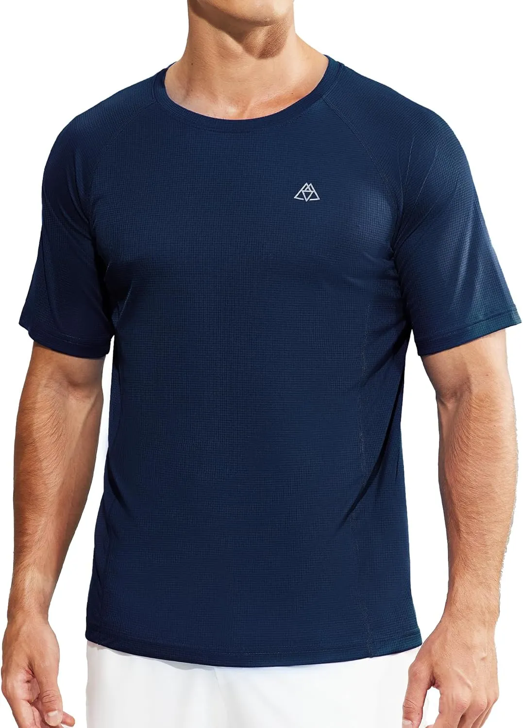 Haimont Men's Athletic Short Sleeve T Shirts Moisture Wicking Breathable Running Workout Gym Active Tee, Crew Neck