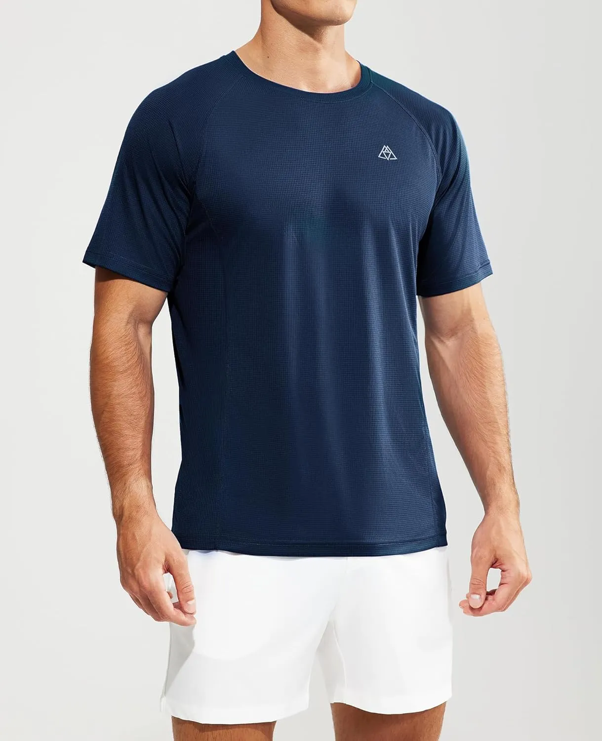 Haimont Men's Athletic Short Sleeve T Shirts Moisture Wicking Breathable Running Workout Gym Active Tee, Crew Neck