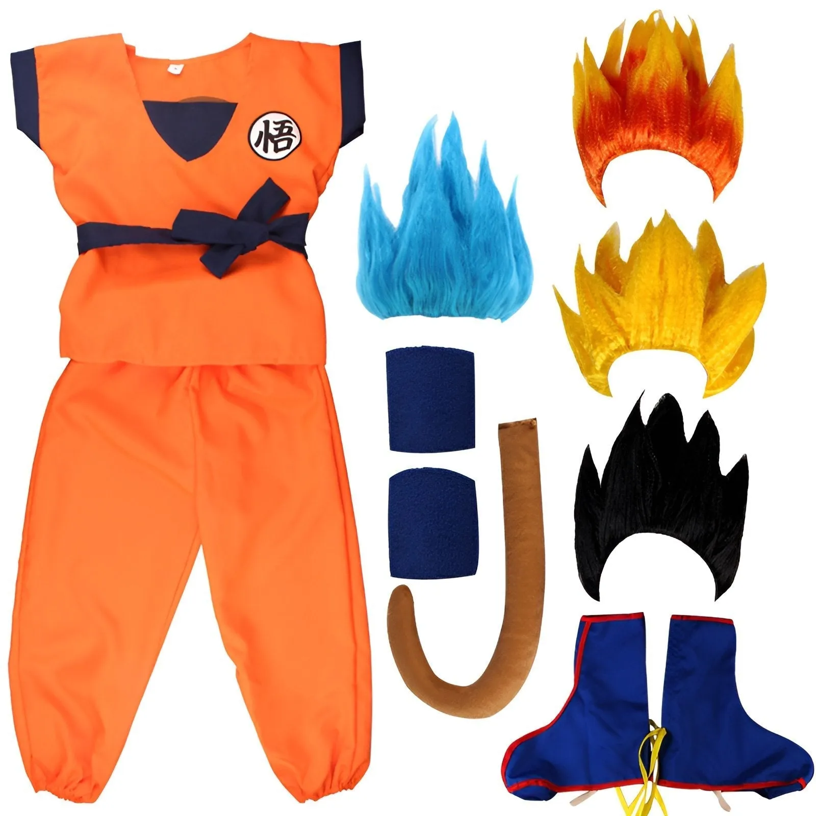 Halloween Dragon Ball Goku Costume Children Menswear Cosplay