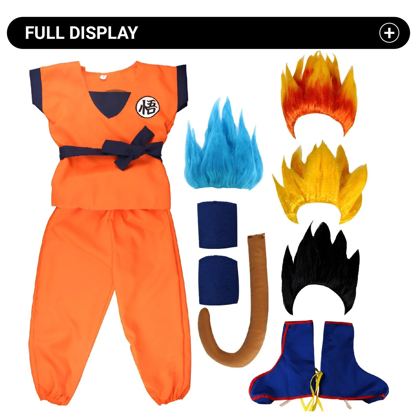 Halloween Dragon Ball Goku Costume Children Menswear Cosplay
