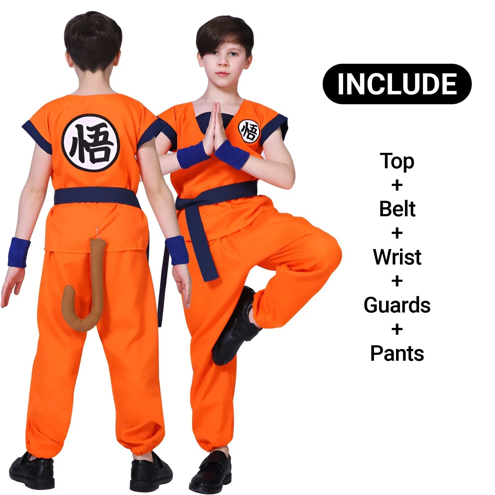 Halloween Dragon Ball Goku Costume Children Menswear Cosplay
