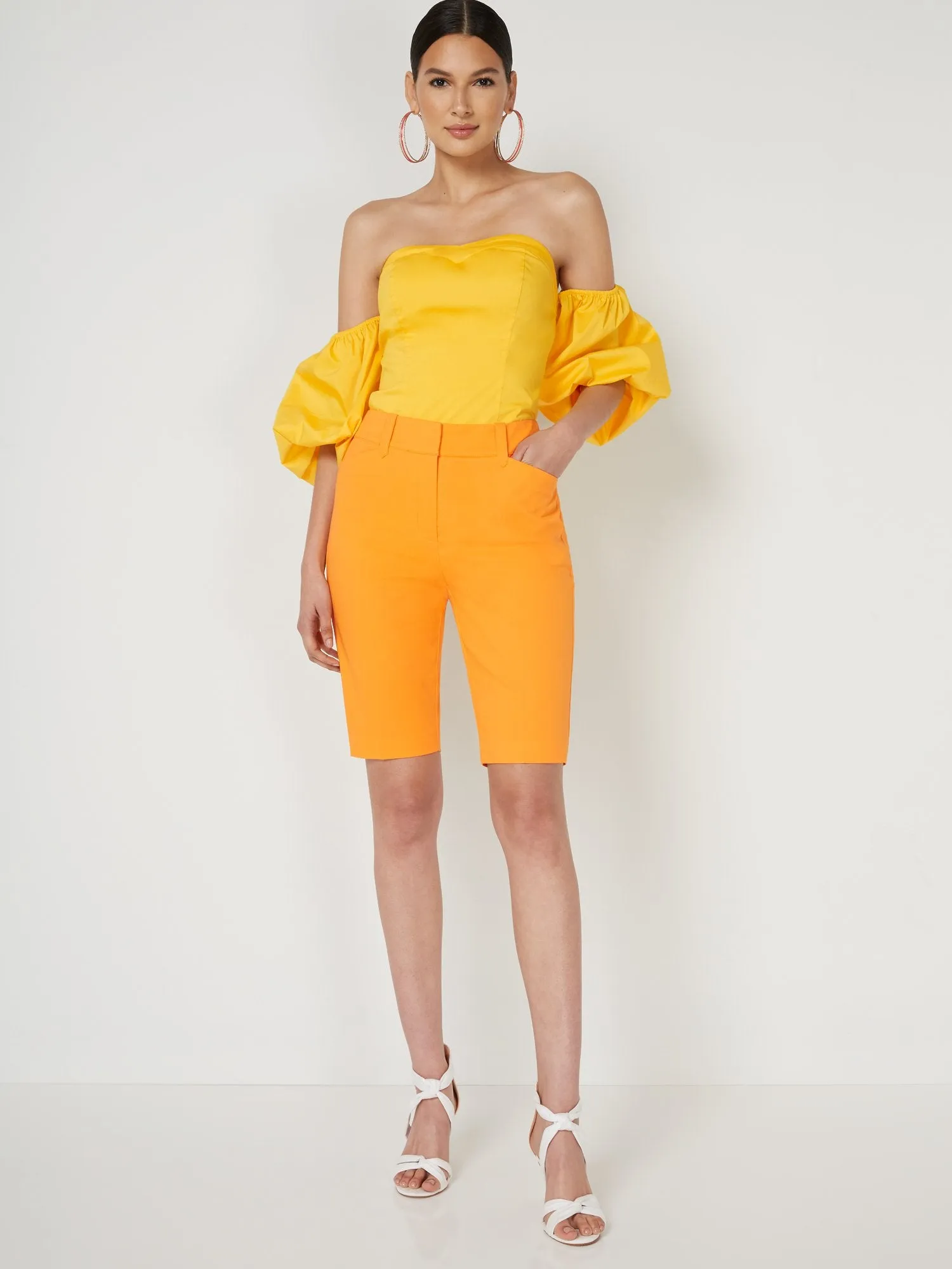 High-Waisted 11-Inch Bermuda Short