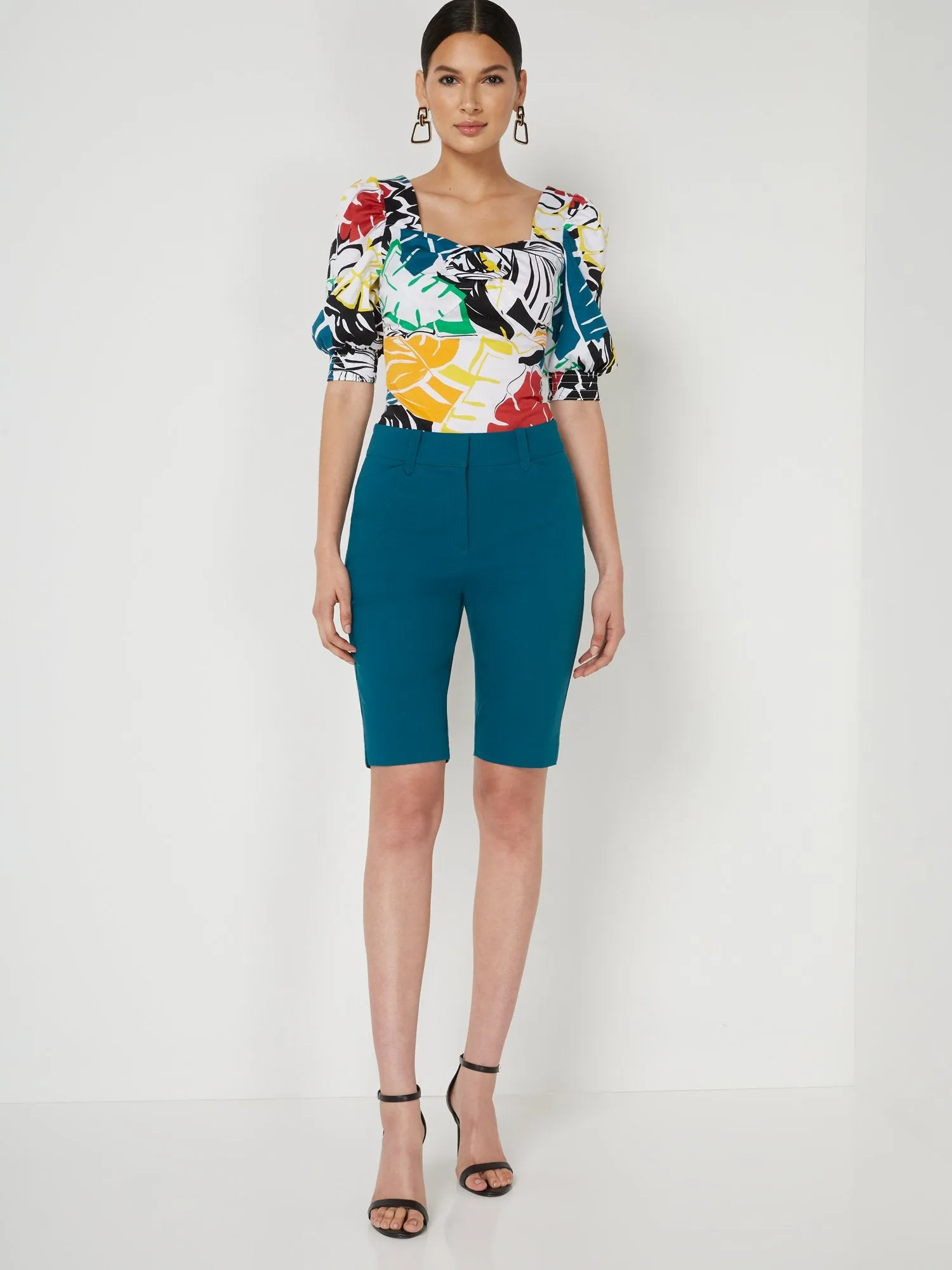 High-Waisted 11-Inch Bermuda Short