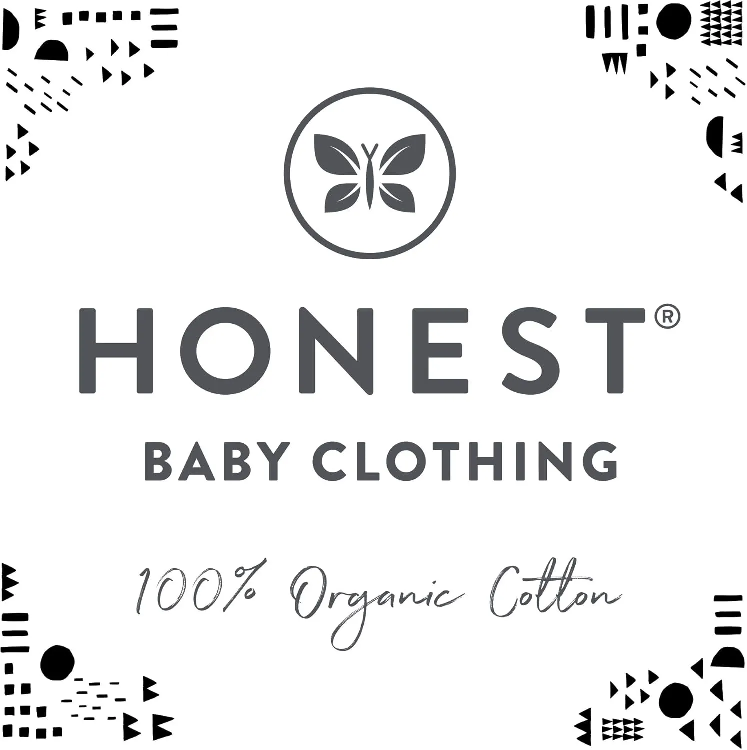 HonestBaby 5-Pack Cami Tops Sleeveless T-Shirts 100% Organic Cotton for Infant and Toddler Baby Girls