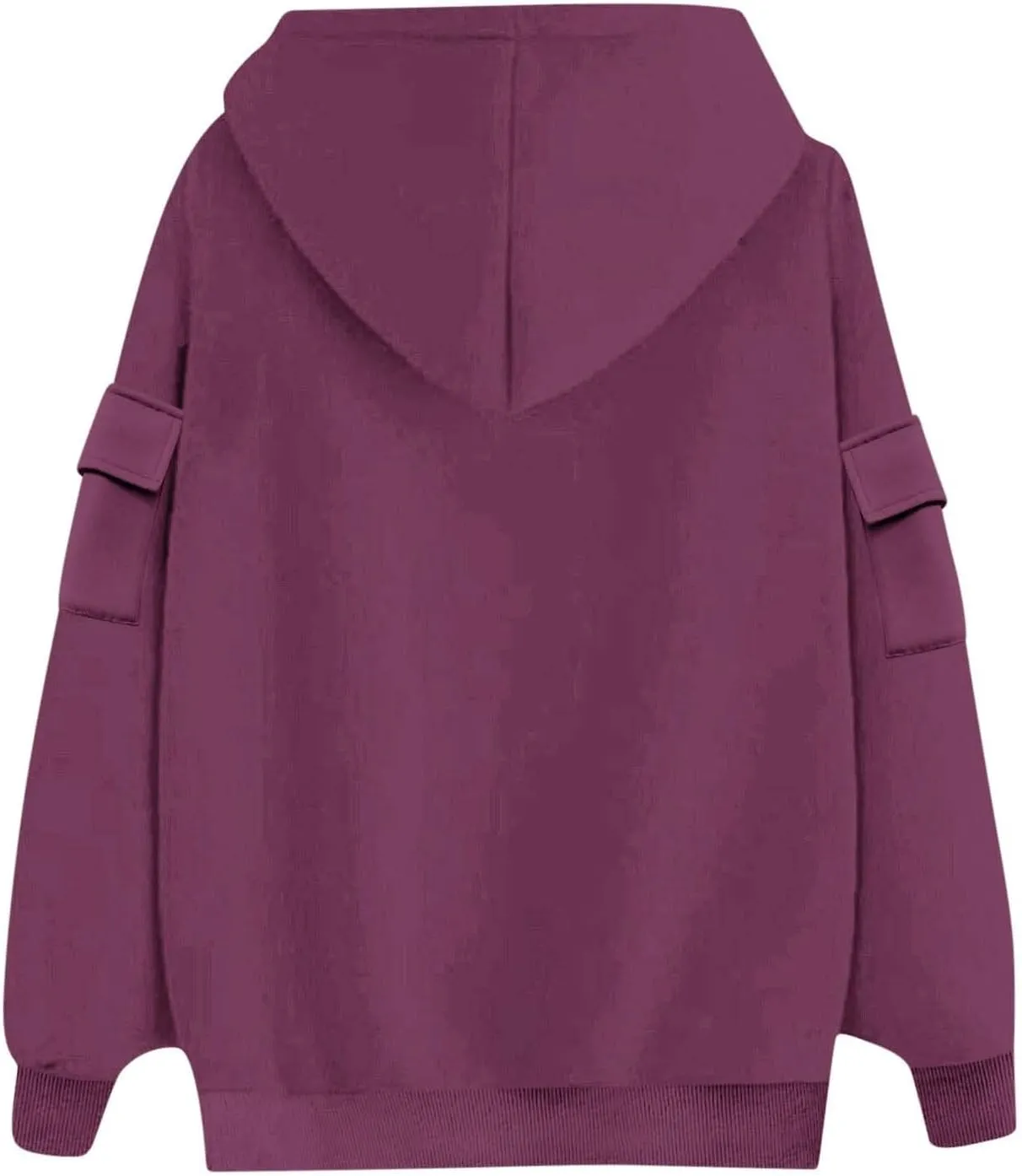Hoodies For Women y2k Baggy Comfy Long Sleeve Pullover Sweat Shirt Pullover Tops Fall Clothes 2024 With Side Pockets