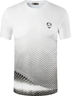 jeansian Men's Sport Quick Dry Fit Short Sleeves T-Shirt Tees Shirt Tshirt Tops Golf Tennis Running LSL133