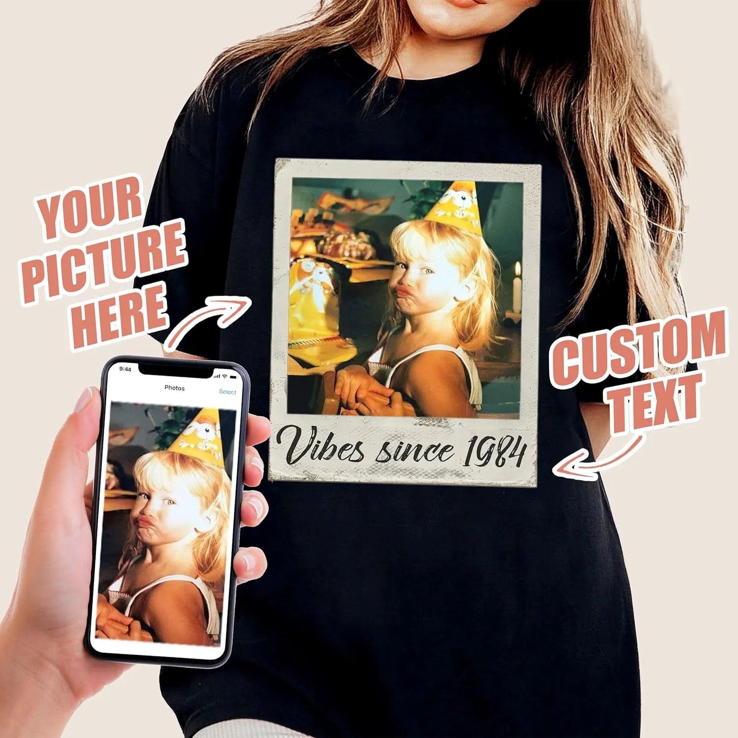 JIX & JOKY Custom Your Own Bootleg Rap Tee Custom Girlfriend Face Shirt for Boyfriend Vintage Birthday Valentine Shirt