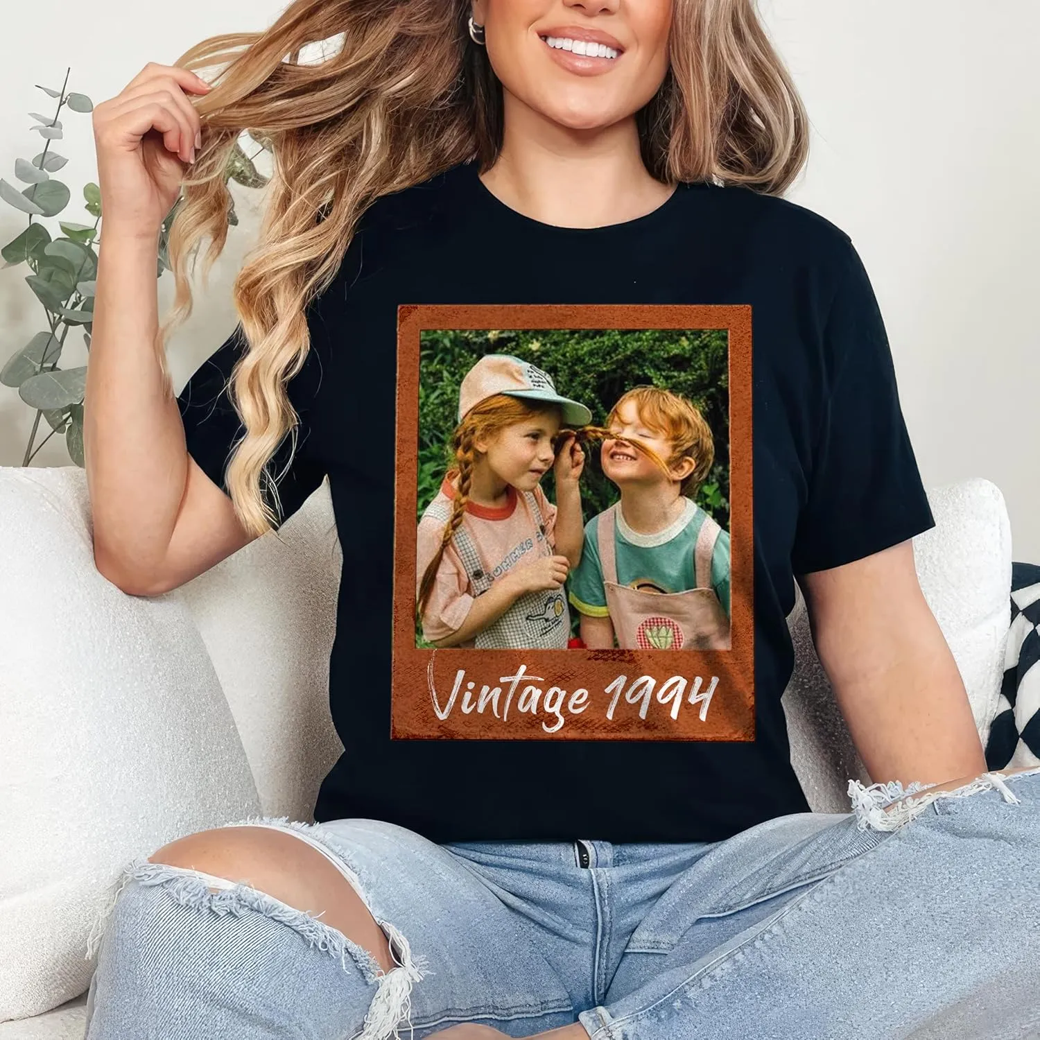 JIX & JOKY Custom Your Own Bootleg Rap Tee Custom Girlfriend Face Shirt for Boyfriend Vintage Birthday Valentine Shirt