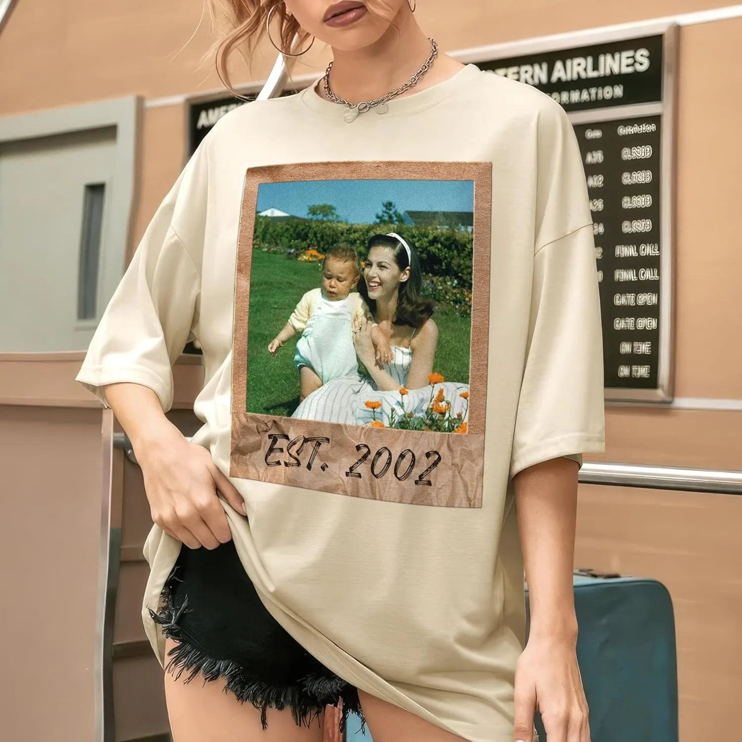 JIX & JOKY Custom Your Own Bootleg Rap Tee Custom Girlfriend Face Shirt for Boyfriend Vintage Birthday Valentine Shirt