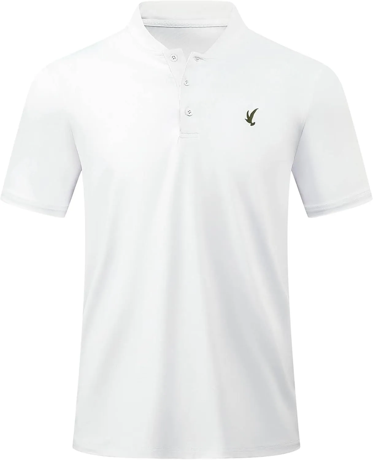 JMIERR Men's Polo Henley Shirt Moisture Wicking Quick Dry Summer Casual Short Sleeve Golf Polo T Shirts