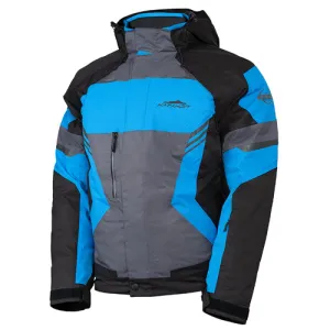 Katahdin Mens Dagger Snow Jacket Black Grey Blue
