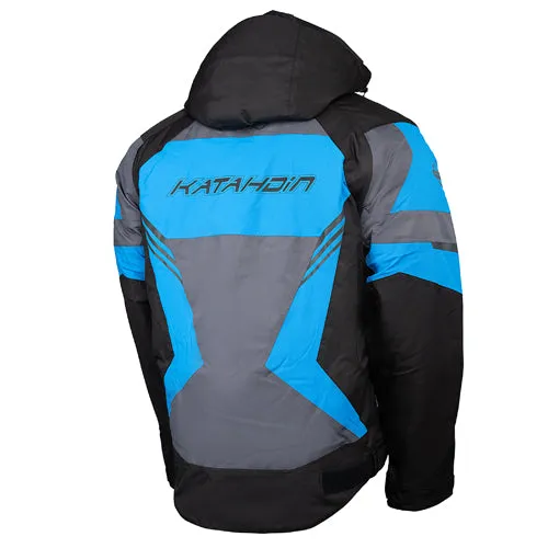 Katahdin Mens Dagger Snow Jacket Black Grey Blue