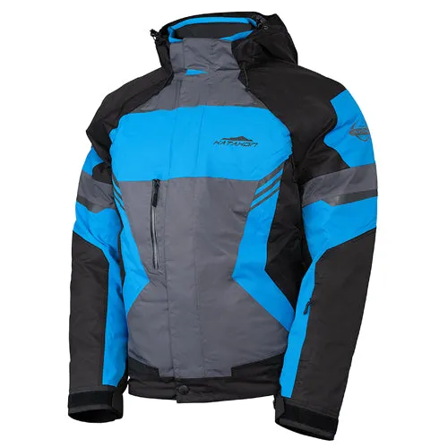 Katahdin Mens Dagger Snow Jacket Black Grey Blue