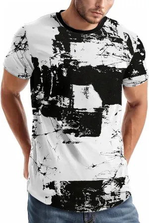 Keasmto 3D Print Cool T Shirts Graphic Design Casual Summer Short Sleeve Fashion Tees Shirt for Men Women