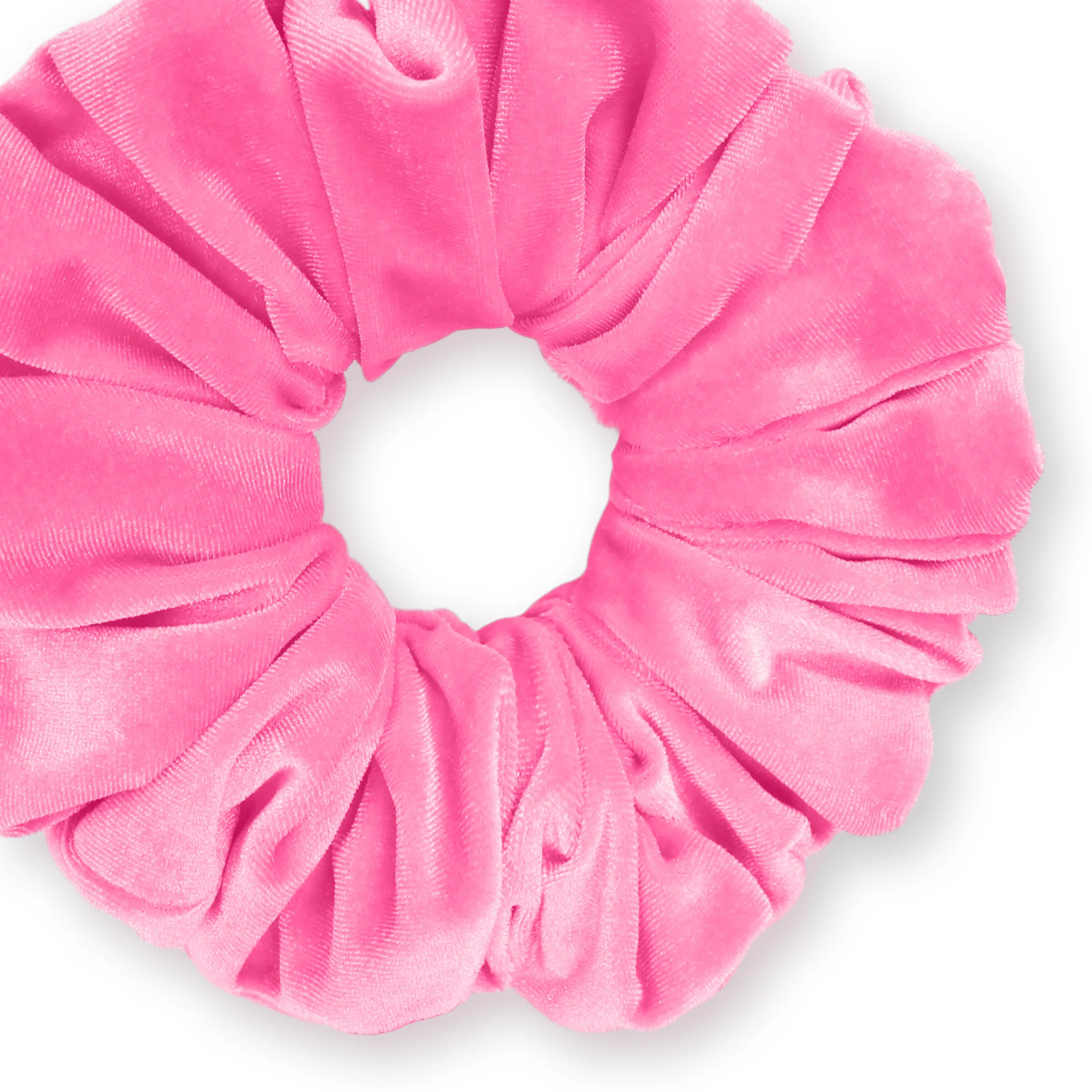 KING SIZE Velvet Scrunchies XXL Oversized Ponytail Holder Made in the USA Pink