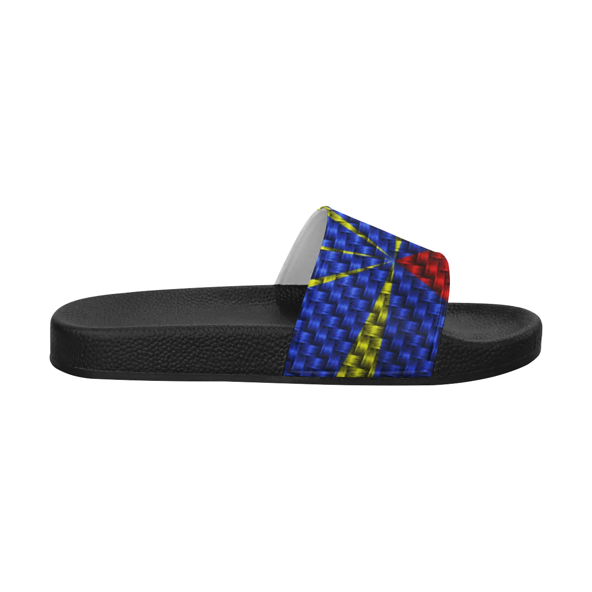 LA REUNION FLAG Women's Slide Sandals