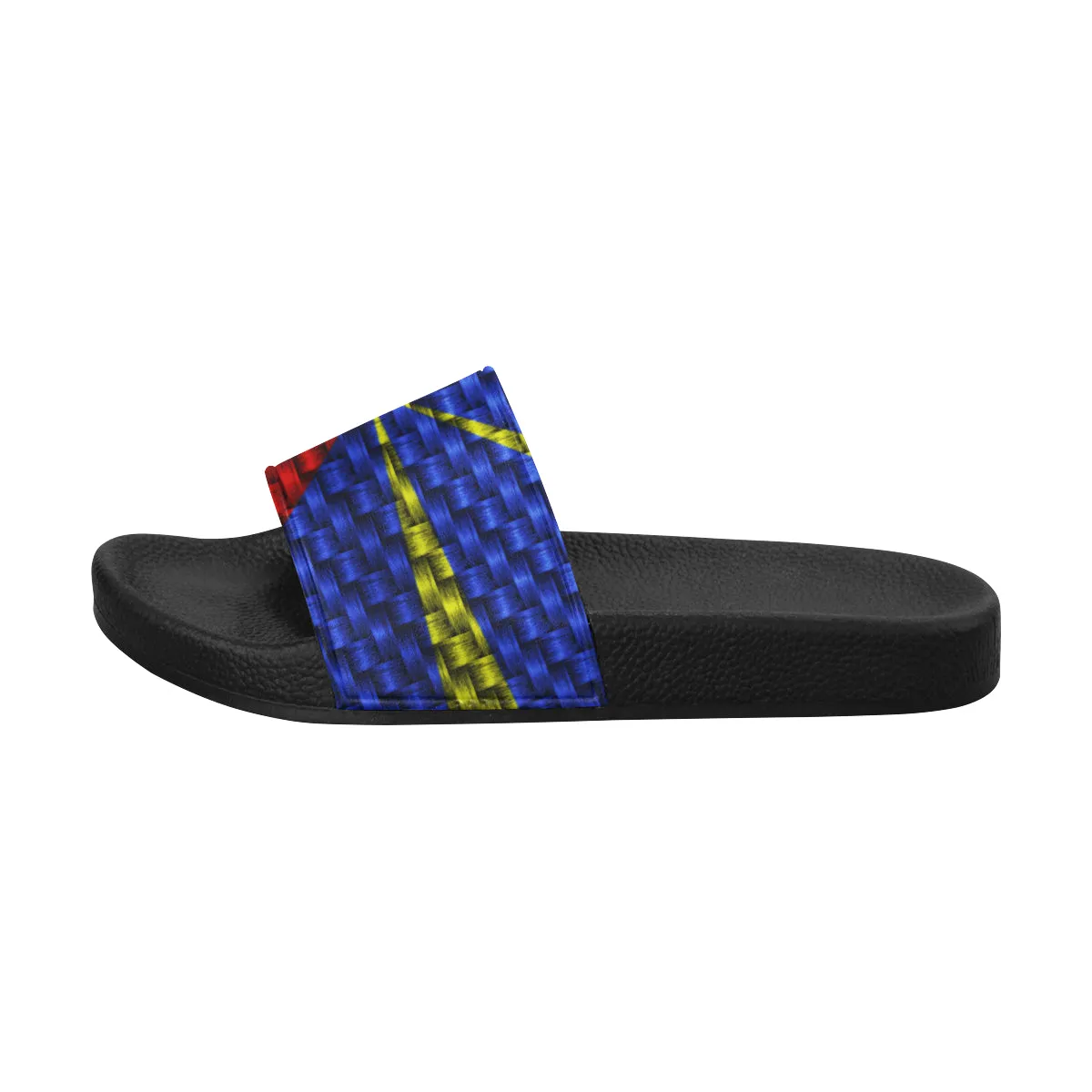 LA REUNION FLAG Women's Slide Sandals