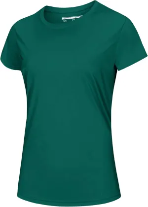 MAGCOMSEN Women's Short Sleeve T-Shirts UPF 50  Sun Protection Quick Dry Athletic Running Workout Rash Guard Tops