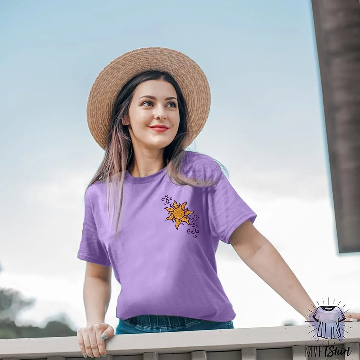 Magical Shirt Women Magic Sun Print Tshirt Cute Sunshine Graphics T Shirts Summer Vacation Short Sleeve Tops