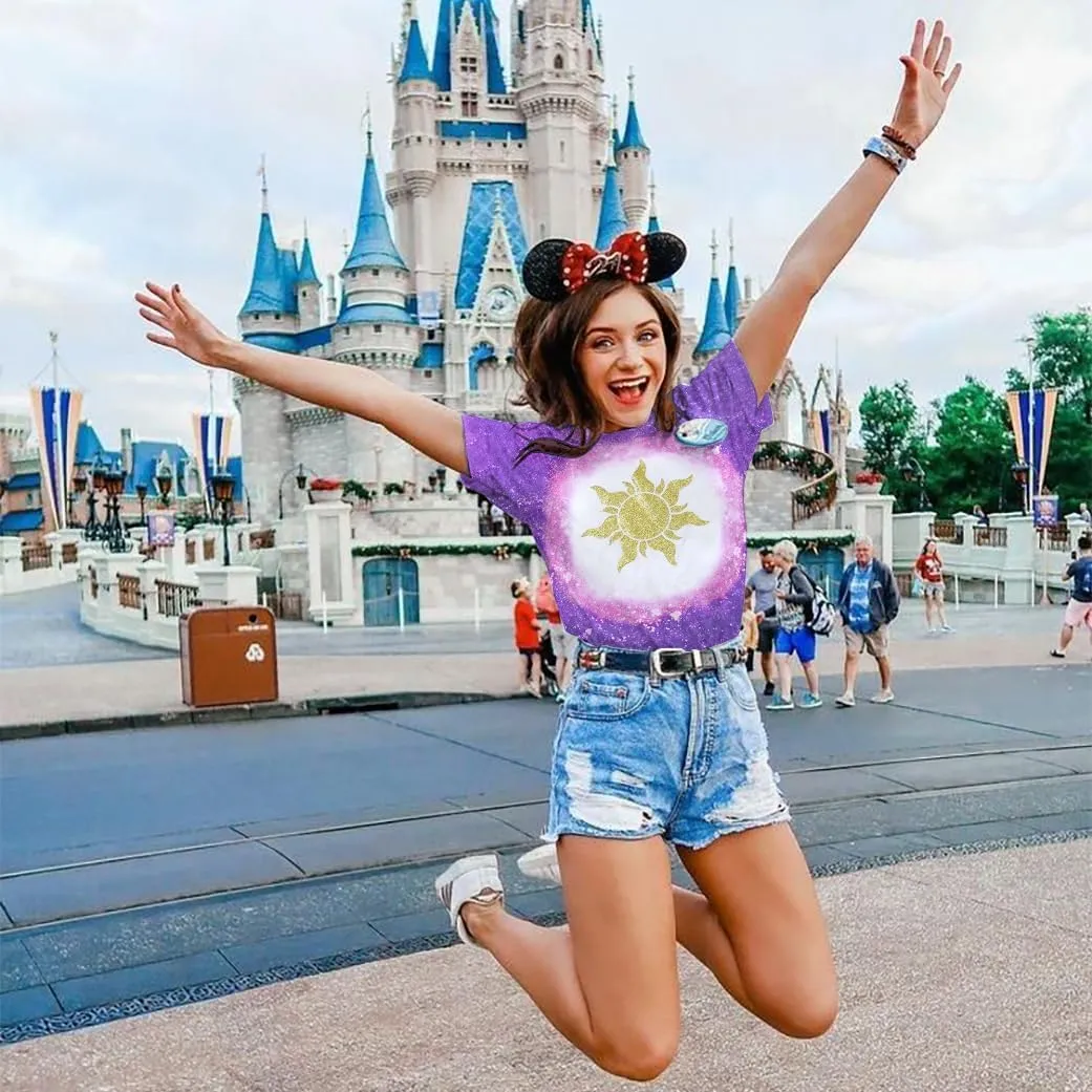 Magical Shirt Women Magic Sun Print Tshirt Cute Sunshine Graphics T Shirts Summer Vacation Short Sleeve Tops