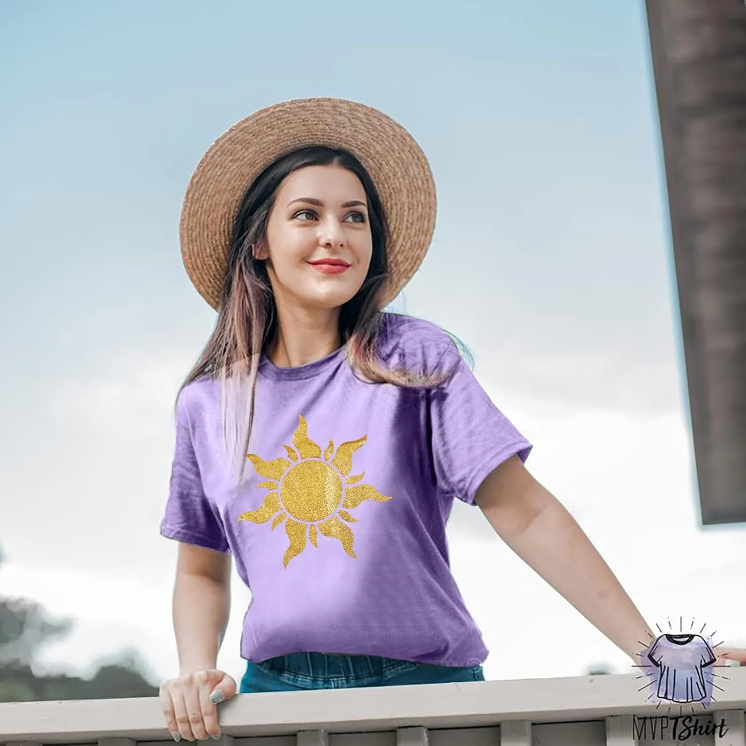 Magical Shirt Women Magic Sun Print Tshirt Cute Sunshine Graphics T Shirts Summer Vacation Short Sleeve Tops
