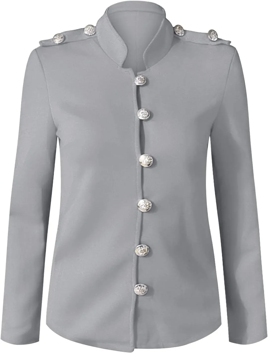Maryia 2021 Stylish Blazer Jackets for Women Long Sleeve Button Down Office Work Casual Small Suit Open Front Jacket