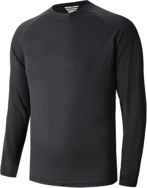 Men's Athletic Running Shirt Long Sleeve Quick Dry UPF 50  Sun Protection Hiking Fishing T-Shirts for Men