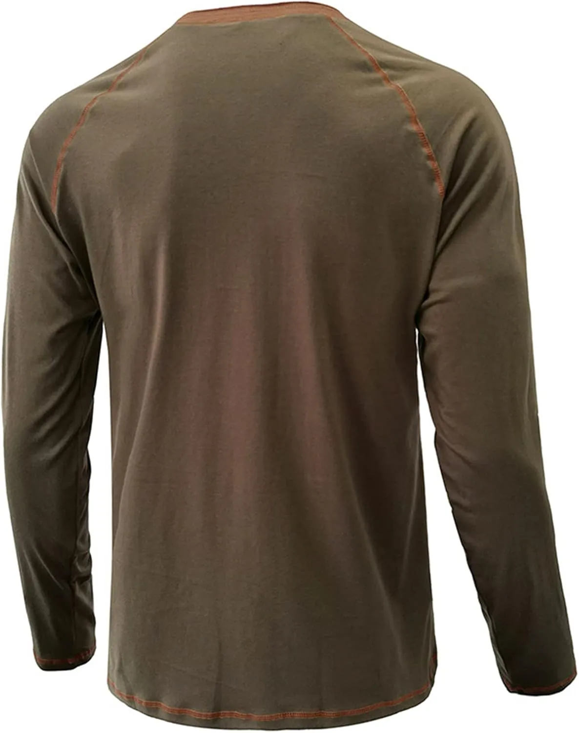 Men's Henley Shirt Long Sleeve Thermal Underwear Henley Top Casual Slim Fit Lightweight 5 Button T Shirts