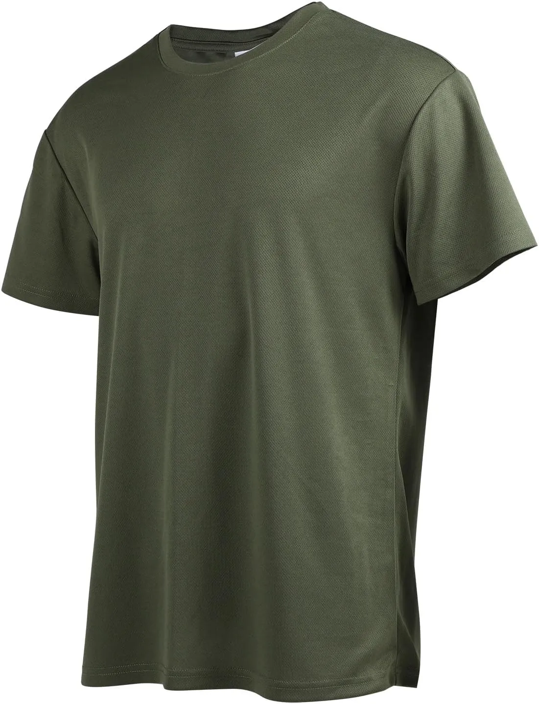 Mens Short Sleeve T-Shirts Casual Crew Neck Tee Shirt Summer Soft Running Swimming Cycling Fishing Tops