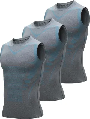 Mens Tank Tops,Sport Running Dry Fit Gym Shirt, Wicking Athletic Mesh Breathable Muscle Tee Workout Sleeveless Shirts