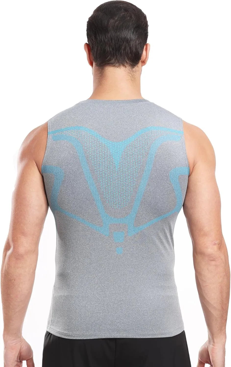 Mens Tank Tops,Sport Running Dry Fit Gym Shirt, Wicking Athletic Mesh Breathable Muscle Tee Workout Sleeveless Shirts