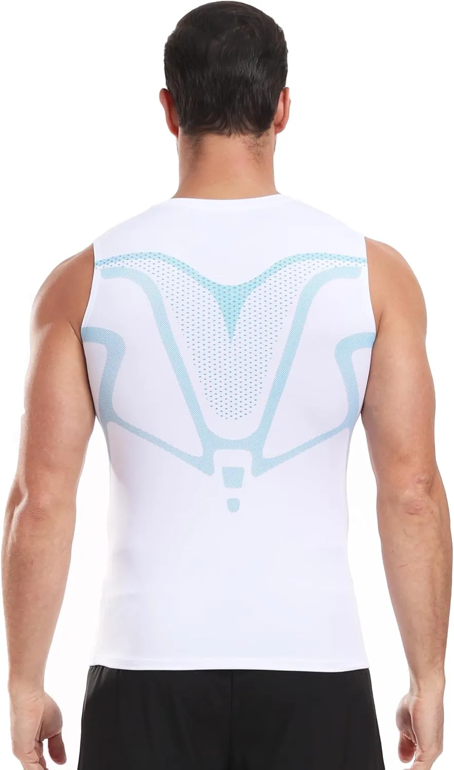 Mens Tank Tops,Sport Running Dry Fit Gym Shirt, Wicking Athletic Mesh Breathable Muscle Tee Workout Sleeveless Shirts